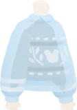 深い森のあったかニットトップス