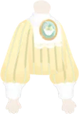 ストライプブラウス・イエロー