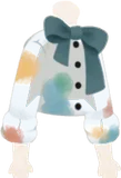 絵の具のついたシャツ