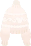 ホイップ柄ニット