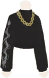 ブラックハイネックトレーナー