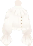 クラシカルフリルブラウス・白