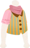 ストライプベストシャツ