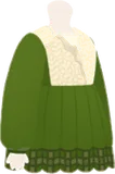 深緑色のチュニック