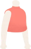 ハイネックノースリーブニット