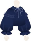 ランタンスリープのフリルプラウス、