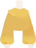 ふんわりフリルニット・イエロー