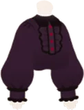 フリルブラウス・ダークチェリー