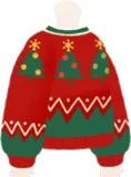 ツリー柄のクリスマスセーター