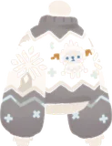 ユキムグリ柄セーター