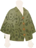 シンプルなリラックス柄入りシャツ