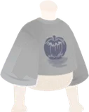 デッサン柄りんごTシャツ・グレー