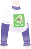 Tシャツ&シースルーインナー