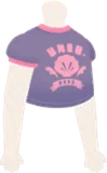 海辺のカレッジTシャツ