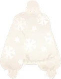 雪柄ゆったりトップス