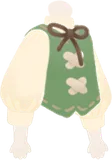 おでかけ若緑色のベスト