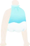 アクアノースリーブシャツ