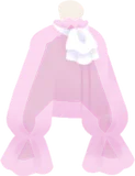 ジャボ付きシャツ・ピンク