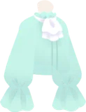 ジャボ付きシャツ・ミント