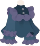 波打つフリルトップス