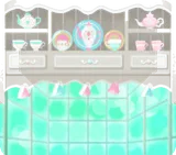 ティーポットの棚