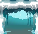 クリスタルの森の背景