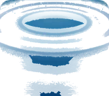 神秘の森の湖・夜