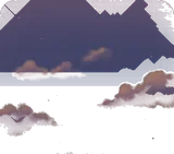 優しい紫の夕暮れ