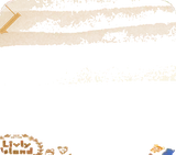 オリジナル焼印付きのテーブル