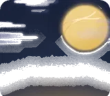 夢のナイトガーデンの空