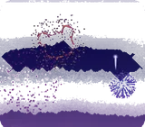 花火が咲く夏の夜空