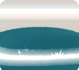 夏の緑の丘