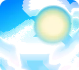 暑い日の夏空・水色