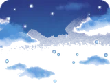 青く澄んだ星空