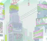 街の遠景