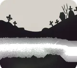 墓地の地面