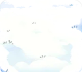 澄んだ空気の雪景色