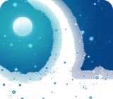 澄み切った秋の夜空