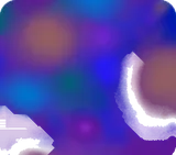 カラフルな夜空