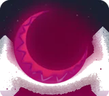 月が笑う夜の空