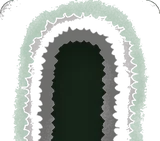 深い森の奥の背景