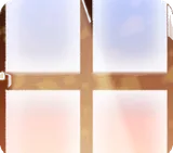 朝日差す窓