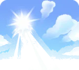 ピクニック日和の青空