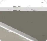 アトリエのコンクリートの床