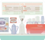 ダイナーのカウンター
