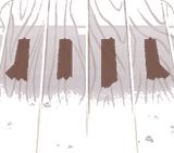 砂粒が散らばる机