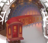駅の光景