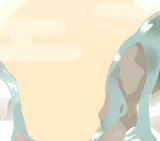水が流れる石庭