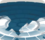城前の広場の床