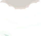 庭園に浮かぶ雲
